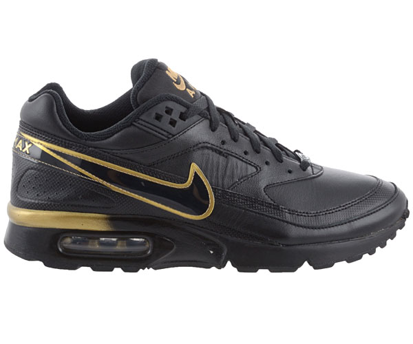 Ontevreden composiet Ordelijk NIKE AIR MAX CLASSIC BW LEATHER 309210-032 LEDER SCHUHE NEU SCHWARZ GOLD  SNEAKER | eBay