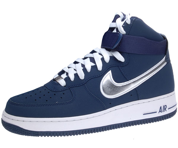 Nike Air Force 1 Mid 07 Blau NIKE AIR FORCE 1 ONE HIGH 07 SNEAKER NEU NAVY-BLAU MÄNNER SCHUHE MID