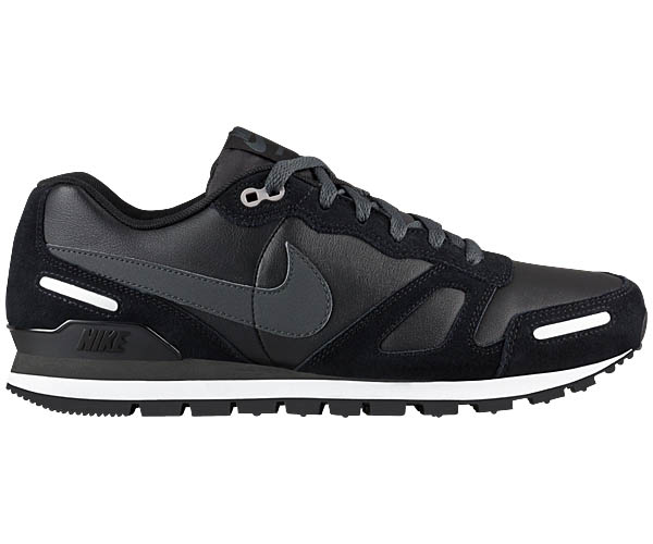NIKE AIR WAFFLE TRAINER LEATHER Sneaker Männer Leder Schuhe Schwarz ... NIKE AIR WAFFLE TRAINER LEATHER Sneaker Männer Leder Schuhe Schwarz ...