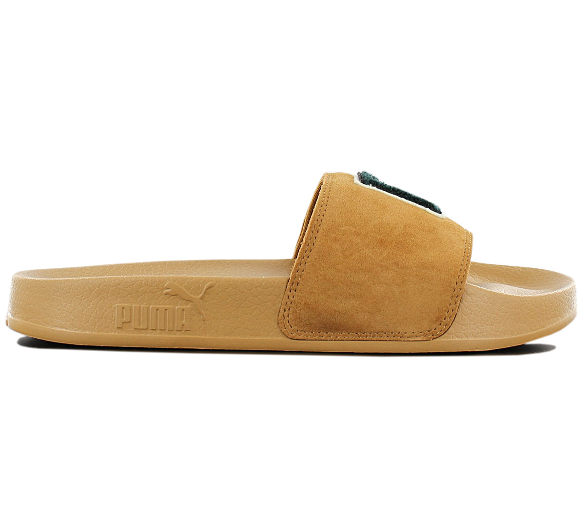 puma brown slippers