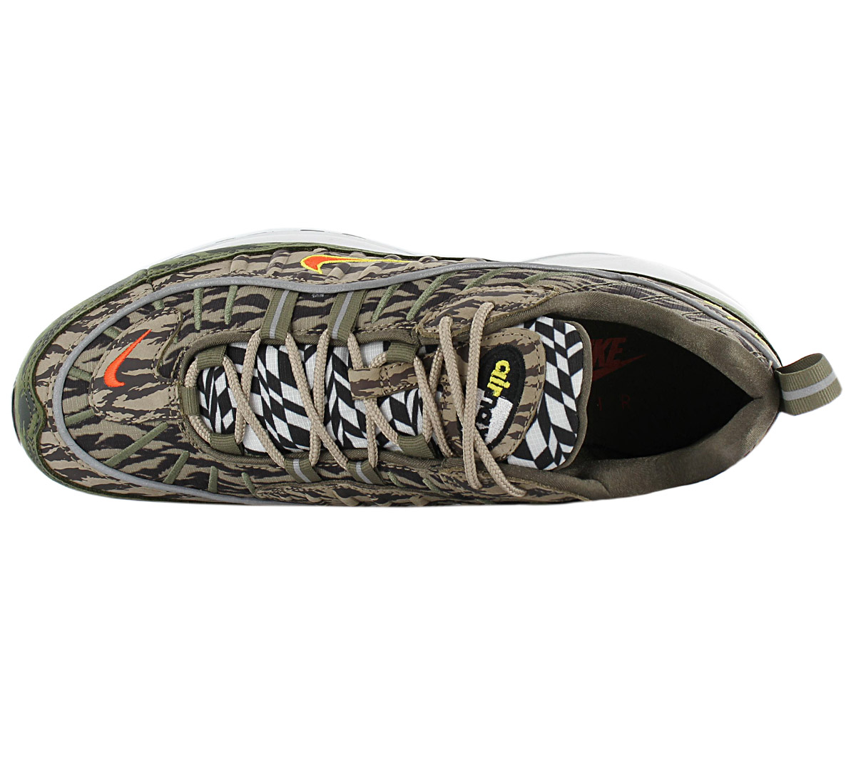 Nike Air Max 98 AOP Pack KhakiTeam Orange Medium Olive AQ4130 200 Nike Air Max 98 AOP Pack KhakiTeam Orange Medium Olive AQ4130 200