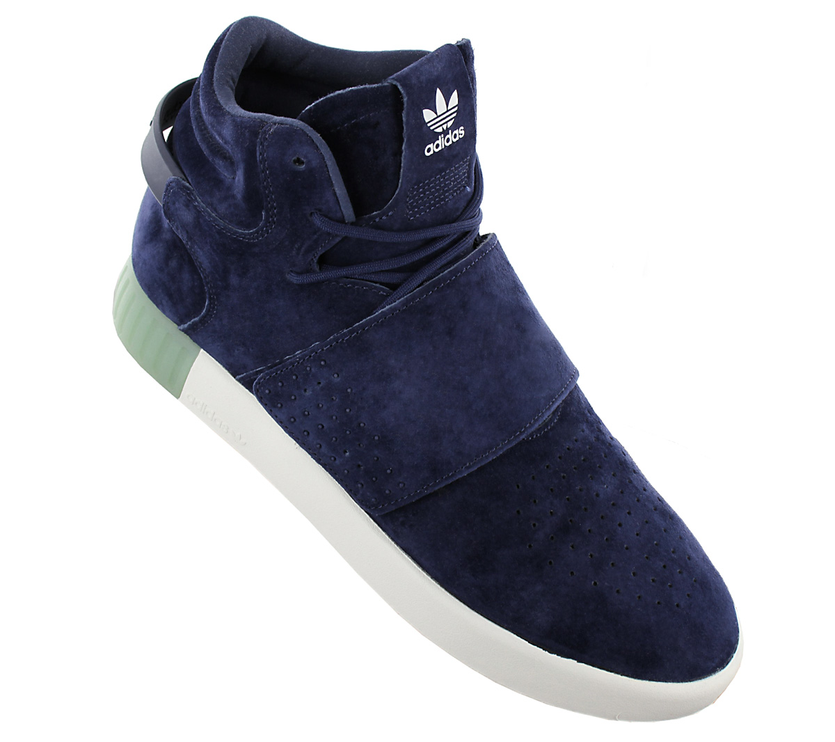 NEU adidas Originals Tubular Invader Strap Herren Schuhe Wildleder Blau BB5041 S NEU adidas Originals Tubular Invader Strap Herren Schuhe Wildleder Blau BB5041 S