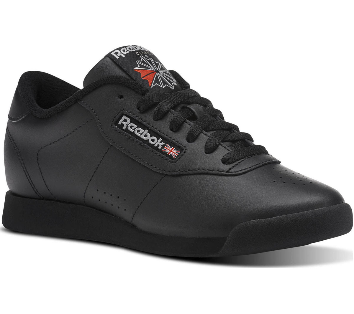 Reebok Classic Princess Leather Low Damen Sneaker Schuhe Schwarz CN2211 NEU