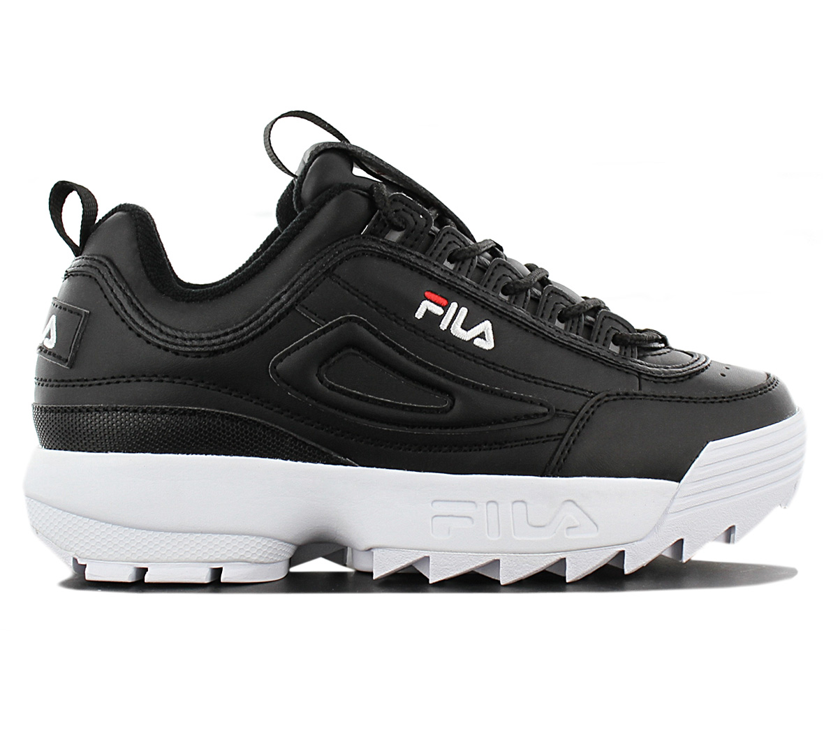 fila disruptor leather black