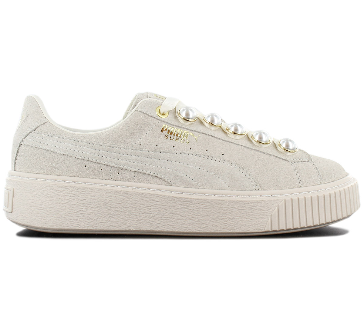 puma platform trainers suede
