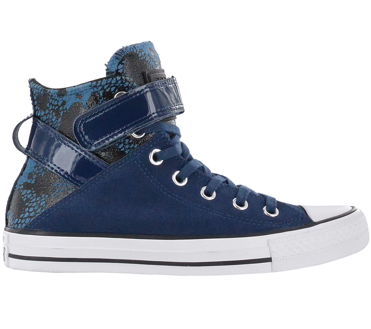 CONVERSE Chucks All Star Ct Brea Hi NOTTE Stivali Donna Pelle Blu Sneaker NUOVO CONVERSE Chucks All Star Ct Brea Hi NOTTE Stivali Donna Pelle Blu Sneaker NUOVO