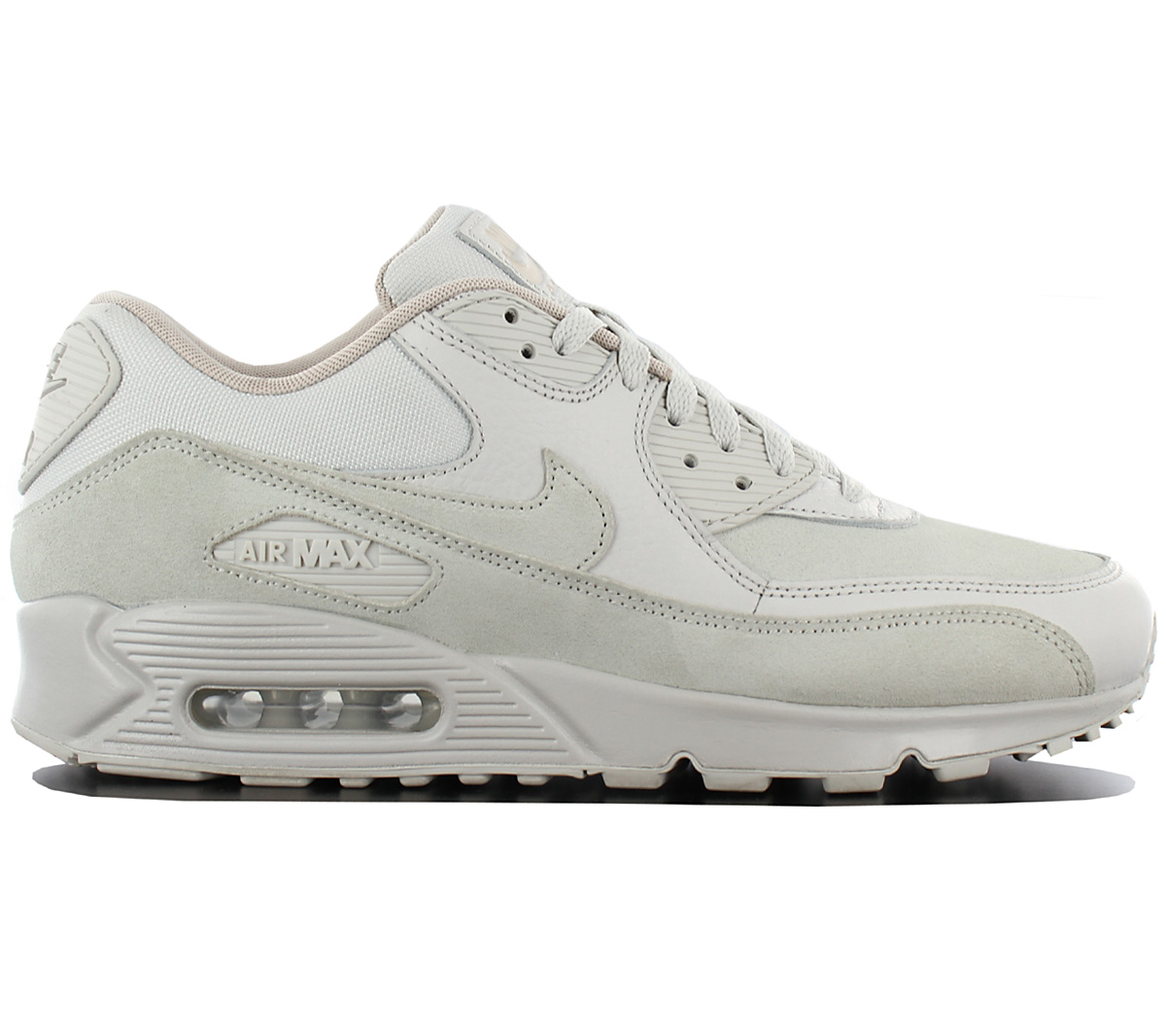 Details about Nike Air Max 90 Leather Premium Men's Sneaker Light Bone 700155 013 Details about Nike Air Max 90 Leather Premium Men's Sneaker Light Bone 700155 013