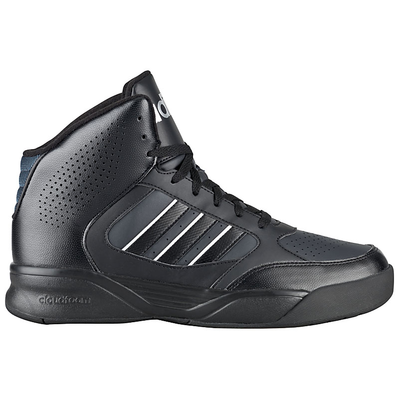 adidas Cloudfoam Nightball Mid Black Men's Sneakers High Shoes ...