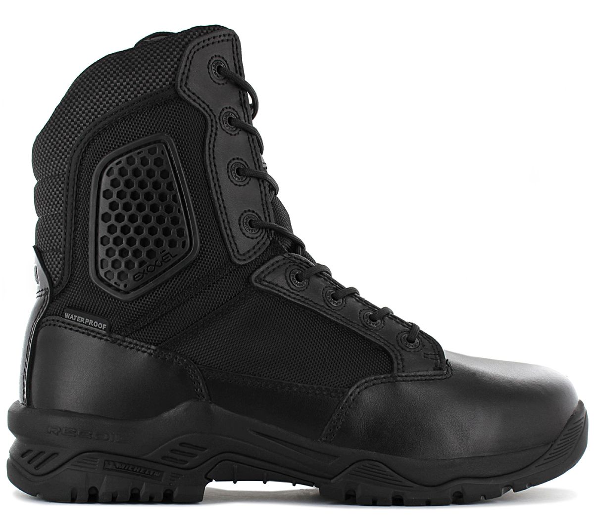 MAGNUM Strike Force 8.0 SideZip WP Waterproof - Herren Tactical Boots Einsatz Stiefel Schwarz M000098385