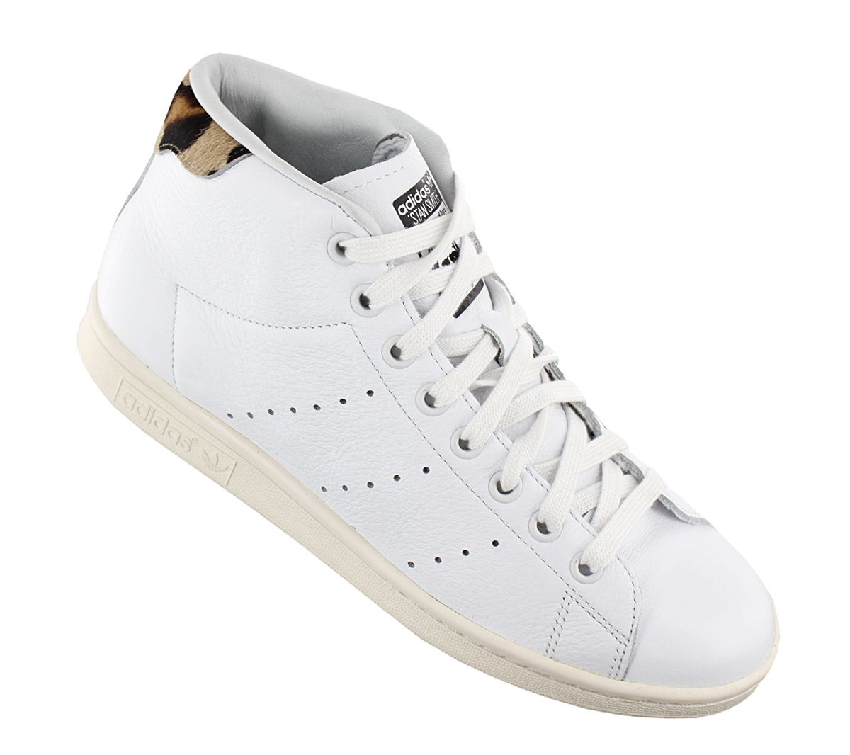 Adidas stan smith mid Women's Sneaker Leather White S75151 Leisure Sports New | eBay