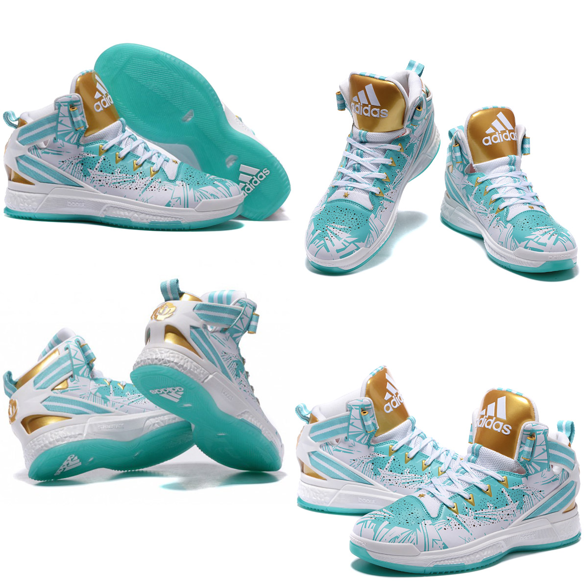 Adidas Derrick D rose 6 Boost - Christmas - S85531 Men's Basketball Shoes New | eBay