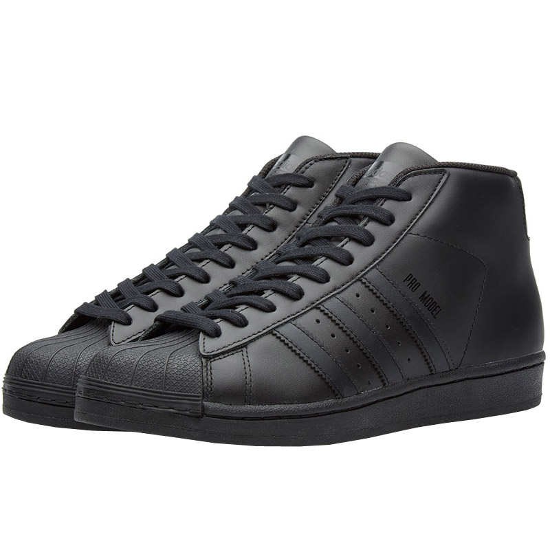 adidas Pro Model Black Men's Sneakers boots Promodel Superstar ...