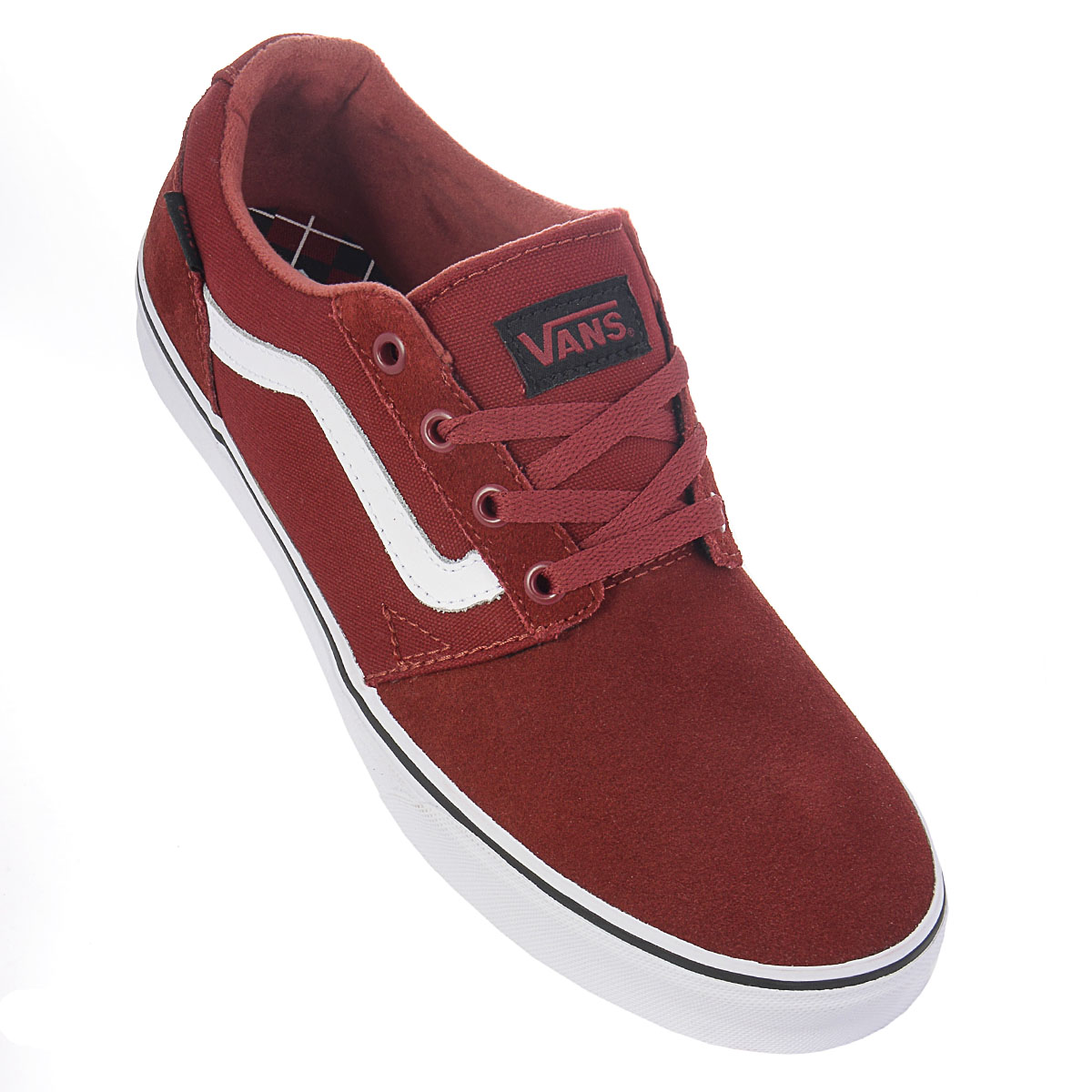 NEU Vans Chapman Stripe Herren Schuhe Rot VN0003D7K6S SALE NEU Vans Chapman Stripe Herren Schuhe Rot VN0003D7K6S SALE