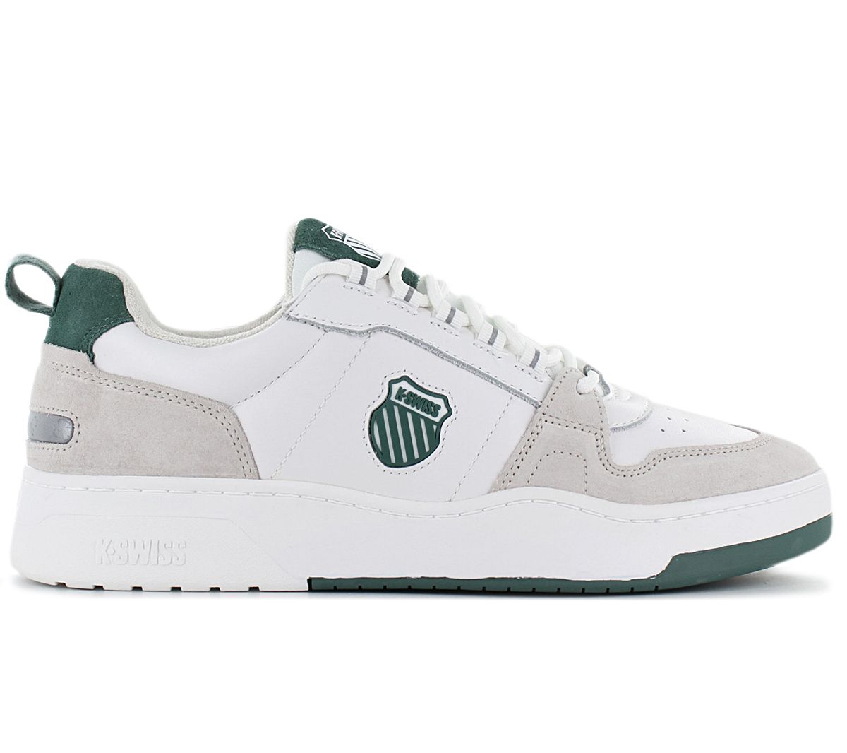 K-Swiss Cannonshield Lth Leather - Herren Schuhe Leder Weiß 07937-953-M