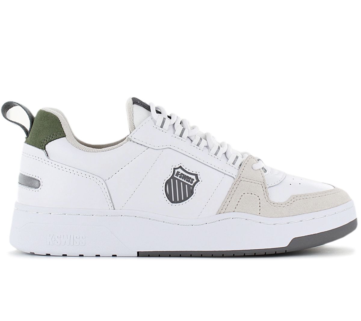 K-Swiss Cannonshield Lth Leather - Herren Schuhe Leder Weiß 07937-962-M