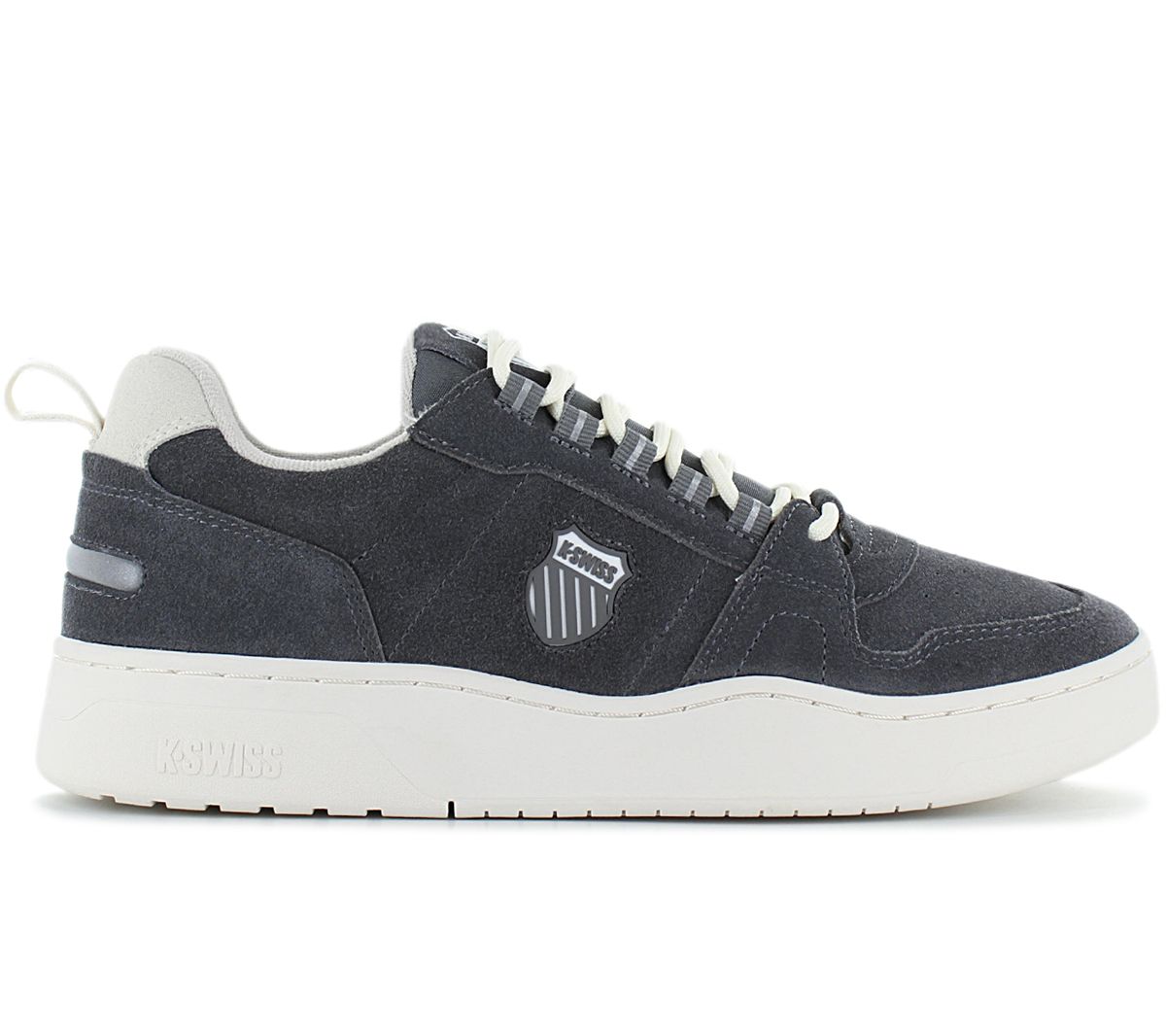 K-Swiss Cannonshield Sde - Herren Schuhe Suede-Leder Grau 07938-049-M
