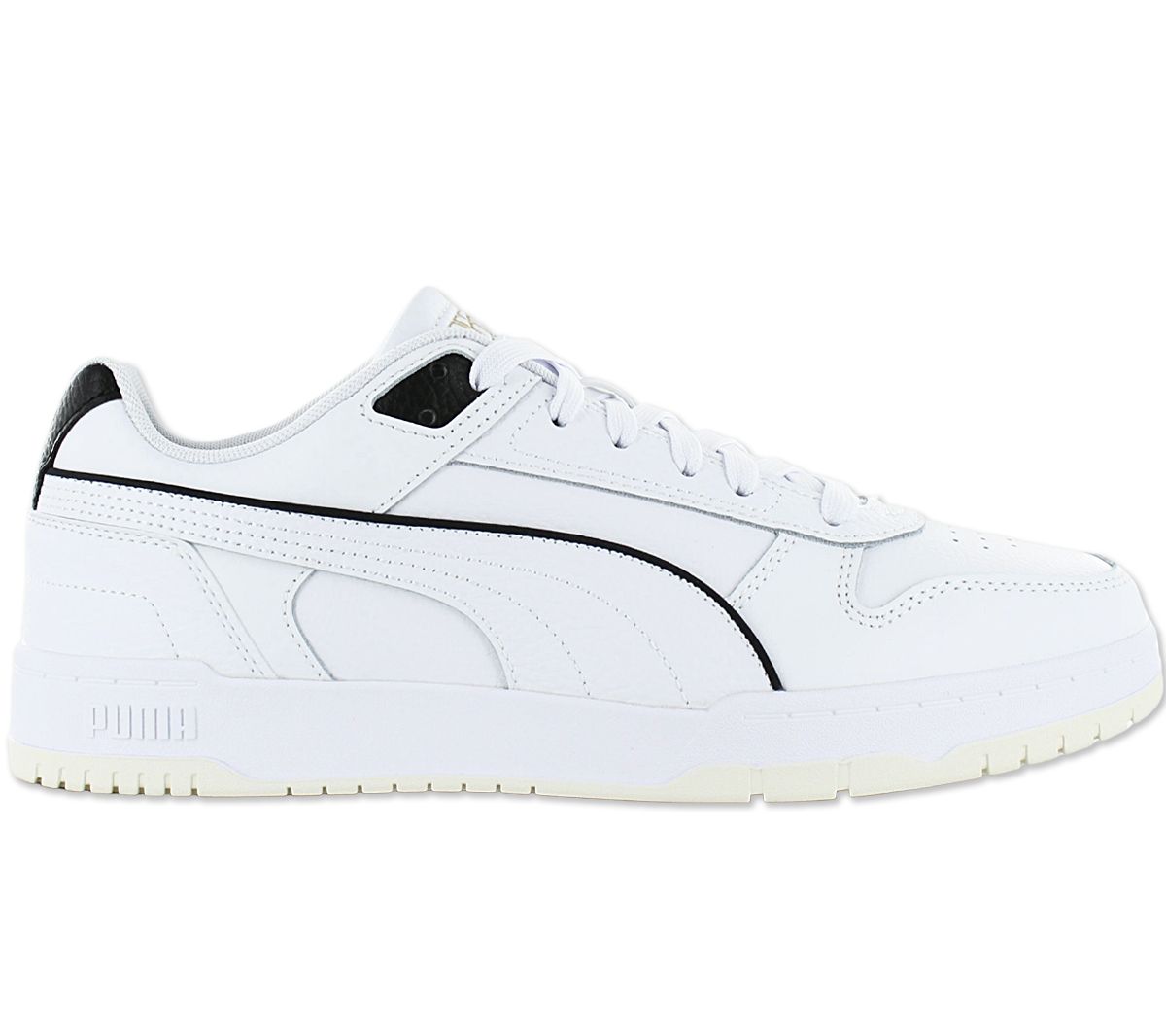Puma Rebound RBD GAME Low - Herren Schuhe Leder Weiß 386373-01