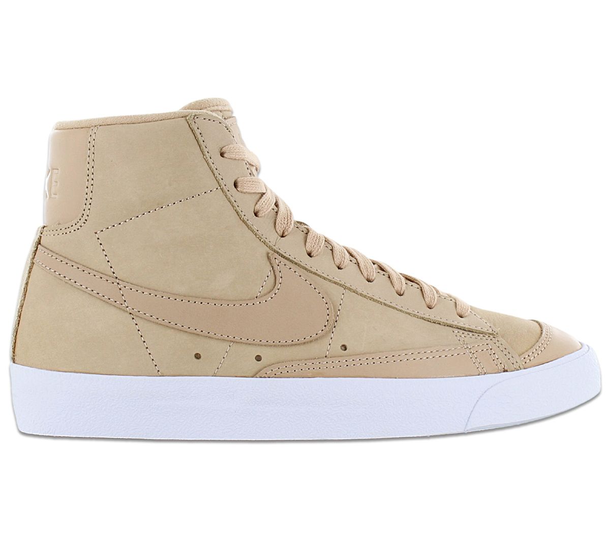 Nike Blazer Mid Premium (W) - Damen Schuhe Leder Beige DQ7572-200