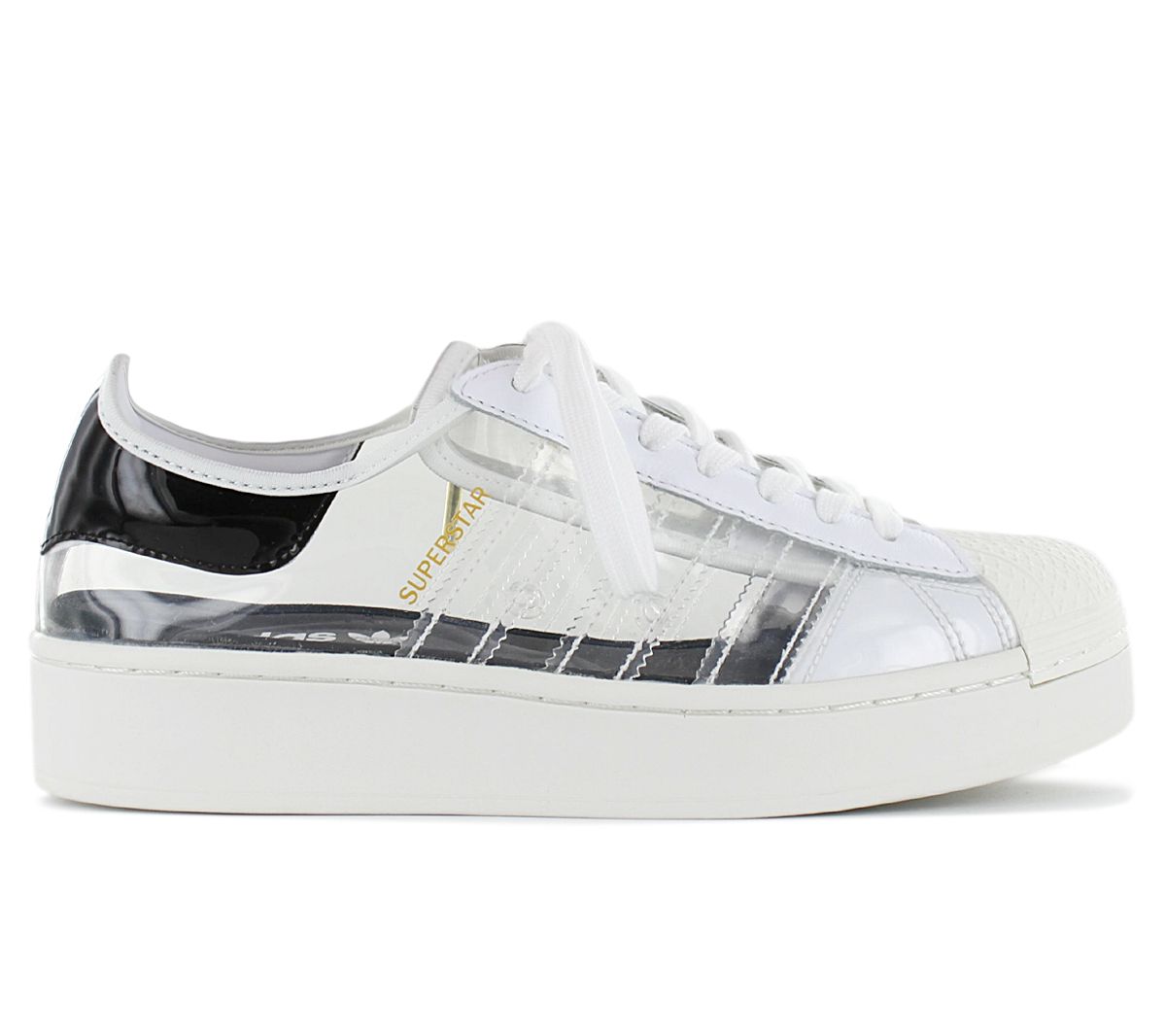 adidas Originals Superstar Bold W - Damen Schuhe Weiß-Transparent FV336
