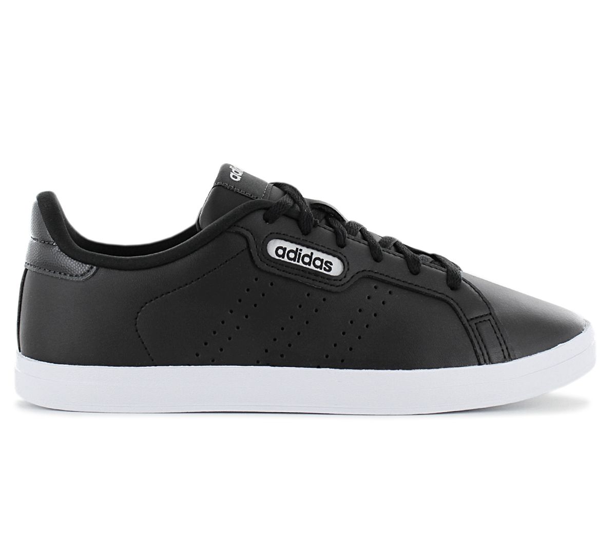 adidas Courtpoint Base Leather (W) - Damen Schuhe Leder Schwarz GZ5336