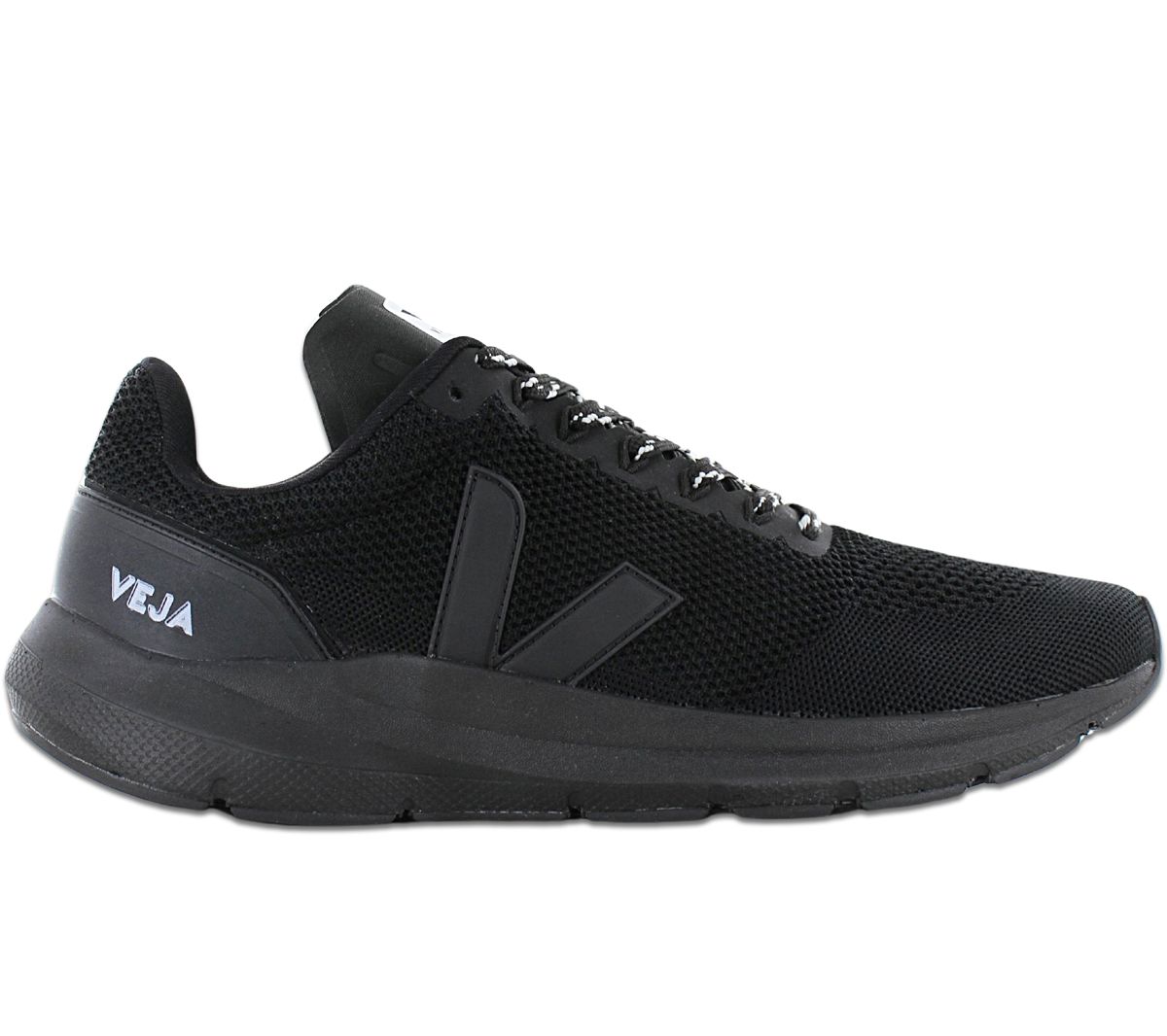 Veja Marlin Lt V-Knit - Herren Laufschuhe Schwarz LT1002456B