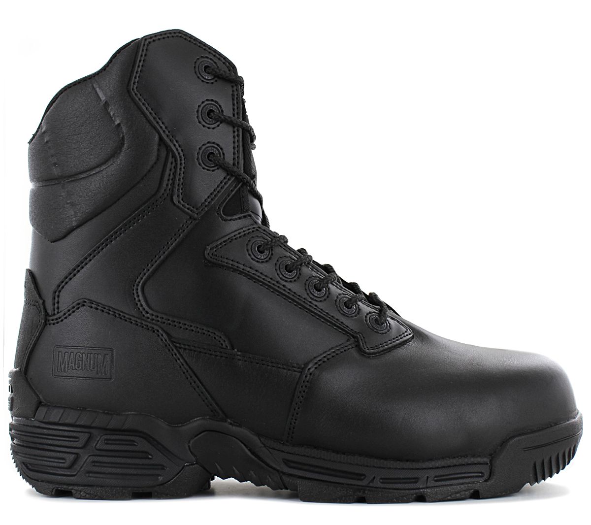 MAGNUM Stealth Force 8.0 S3 Leather - Herren Einsatz Sicherheits Stiefel Boots Schwarz M801430-021