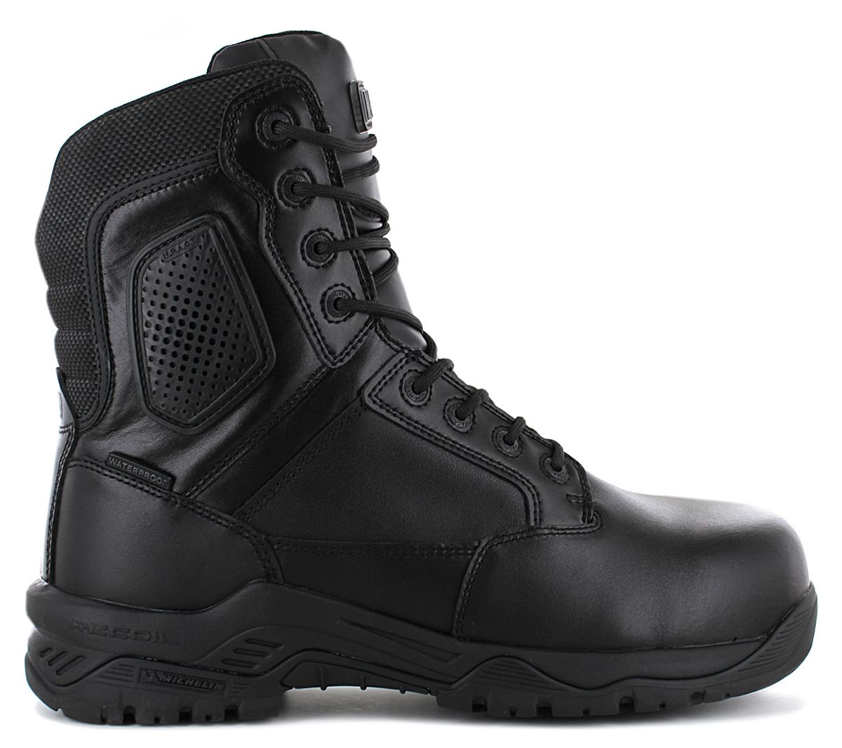 MAGNUM Strike Force 8.0 Leather S3 - Herren Sicherheitsstiefel Sicherheitsschuhe Schwarz M801551-021