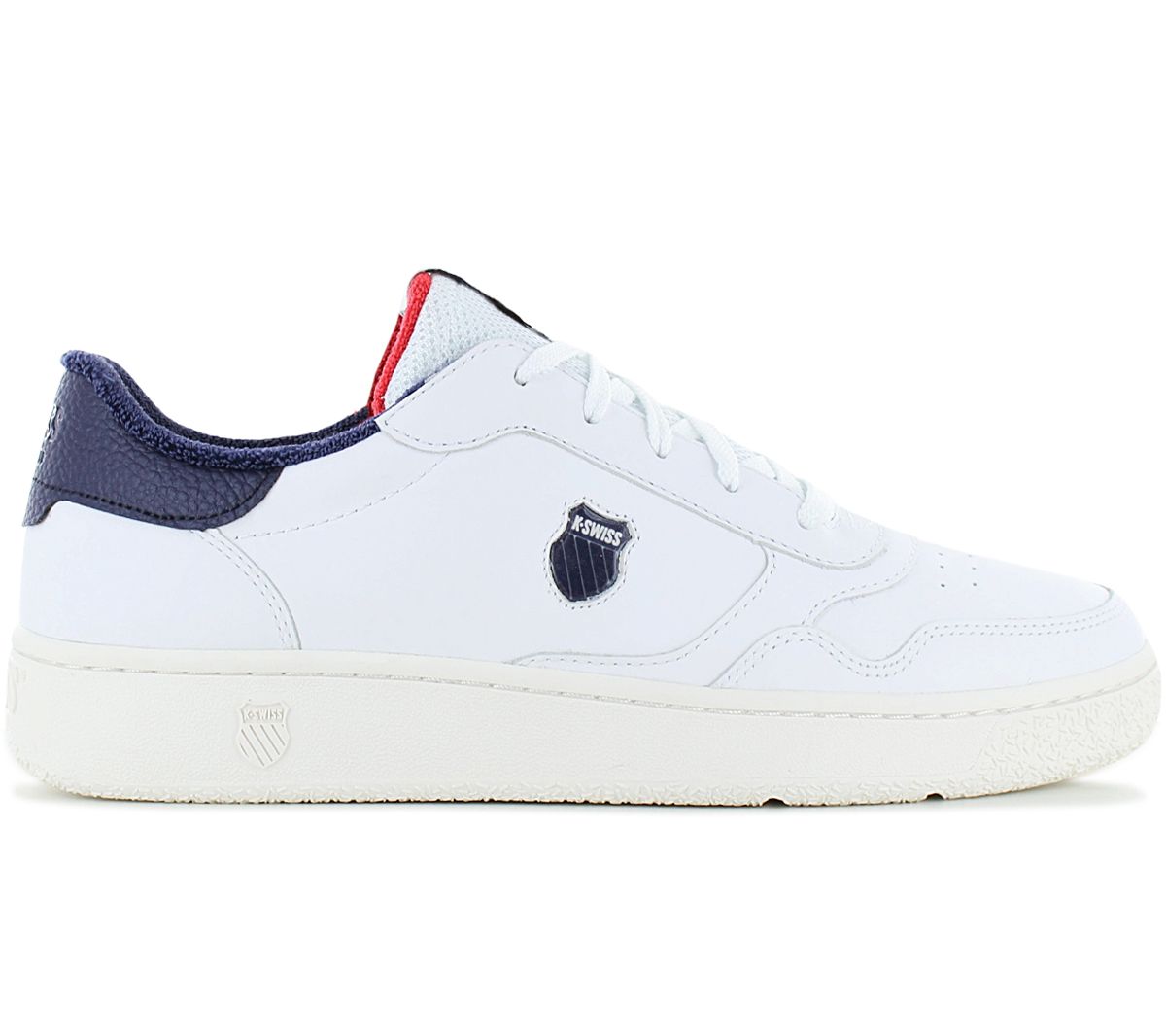 K-Swiss Slammshield Ii - Herren Sneakers Schuhe Leder Weiß 04312-968-M