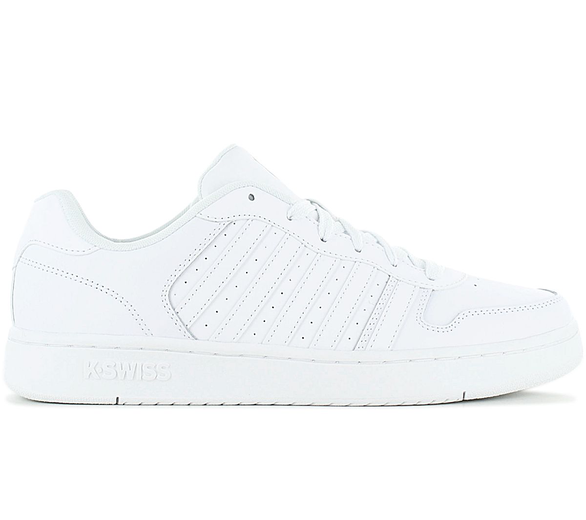 K-Swiss Palisades Leather - Herren Sneakers Schuhe Leder Weiß 06931-117-M