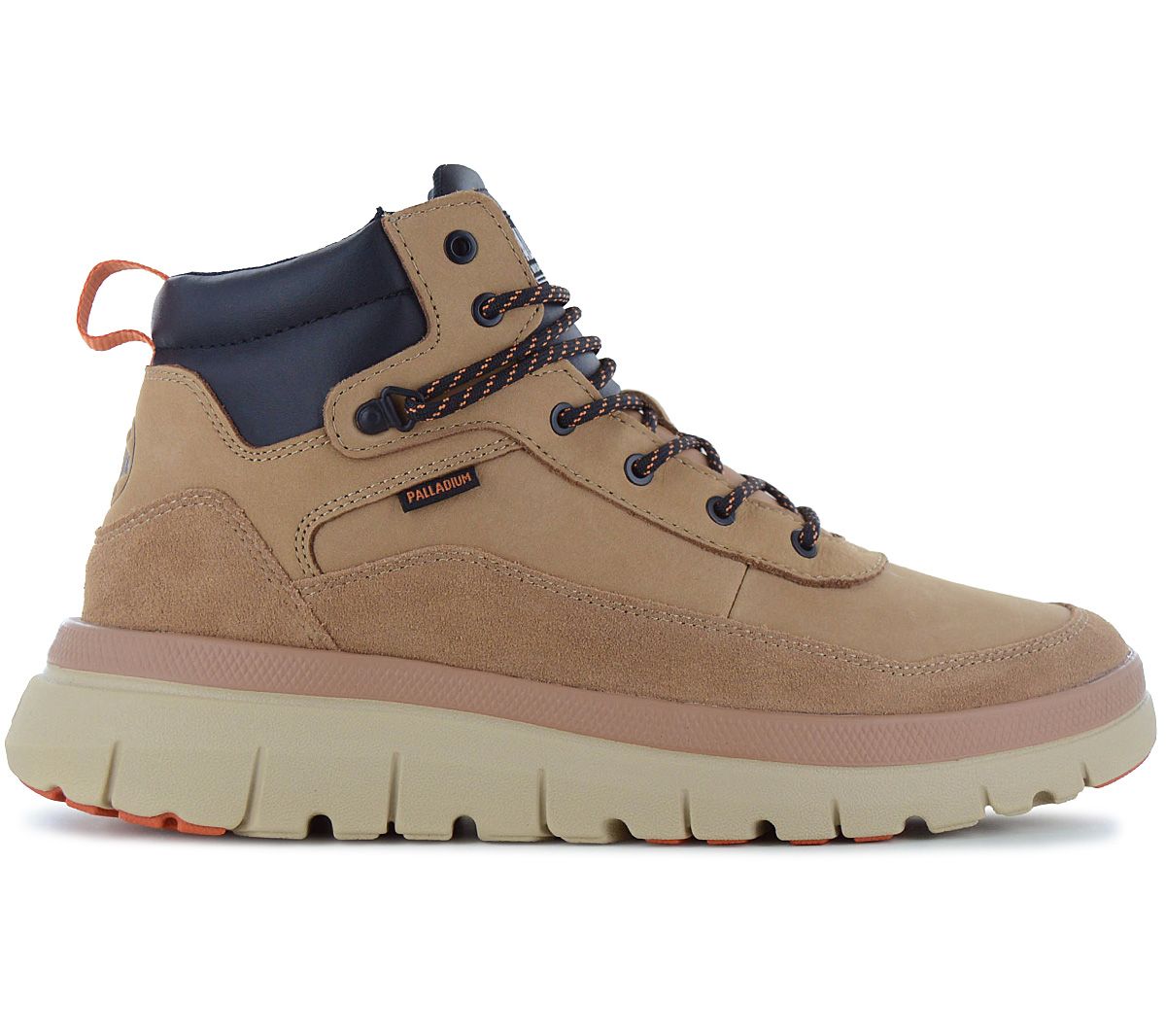 PALLADIUM Pallaflex Cuff M - Herren Sneakers Freizeit Schuhe Leder Braun 09509-254-M