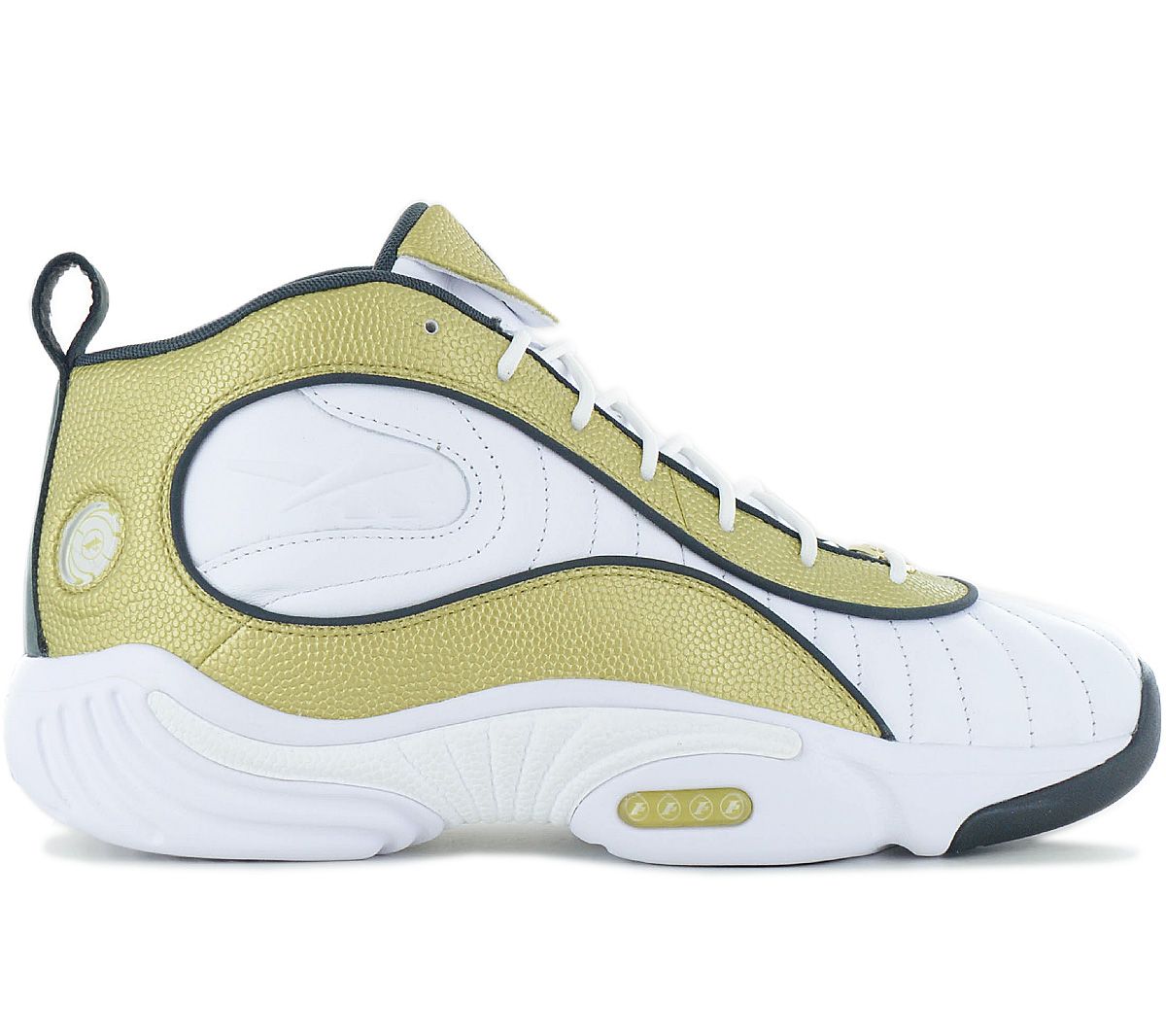 Reebok X Victor Solomon - Answer 3 - Herren Sneakers Basketball Schuhe Leder Weiß-Gold 100206492