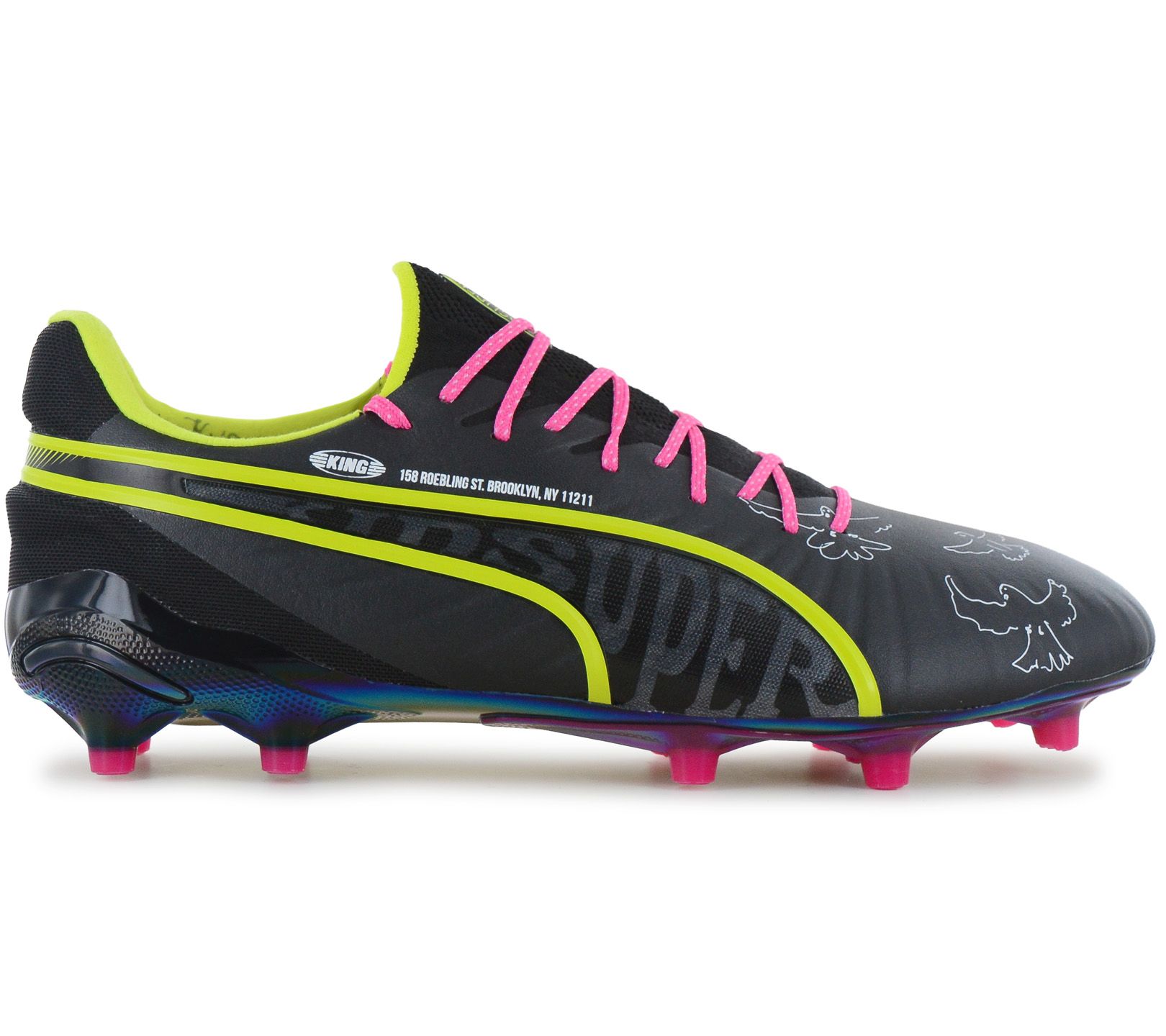 Puma King Ultimate x KidSuper FG/AG - Herren Fußballschuhe Nocken Limitiert 108437-01