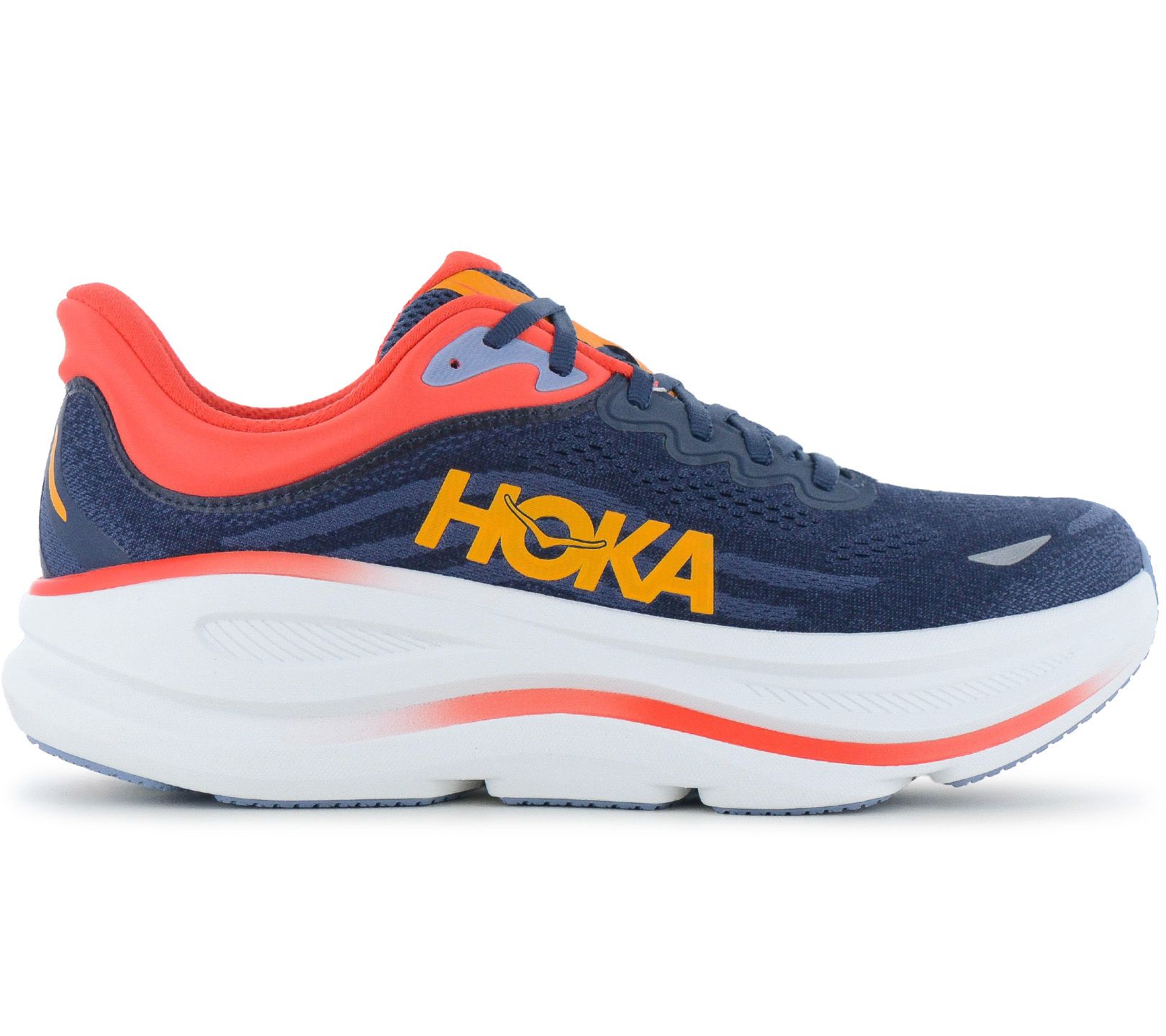 Hoka Bondi 9 M - Herren Laufschuhe Running Schuhe Blau 1162011-Vtyn
