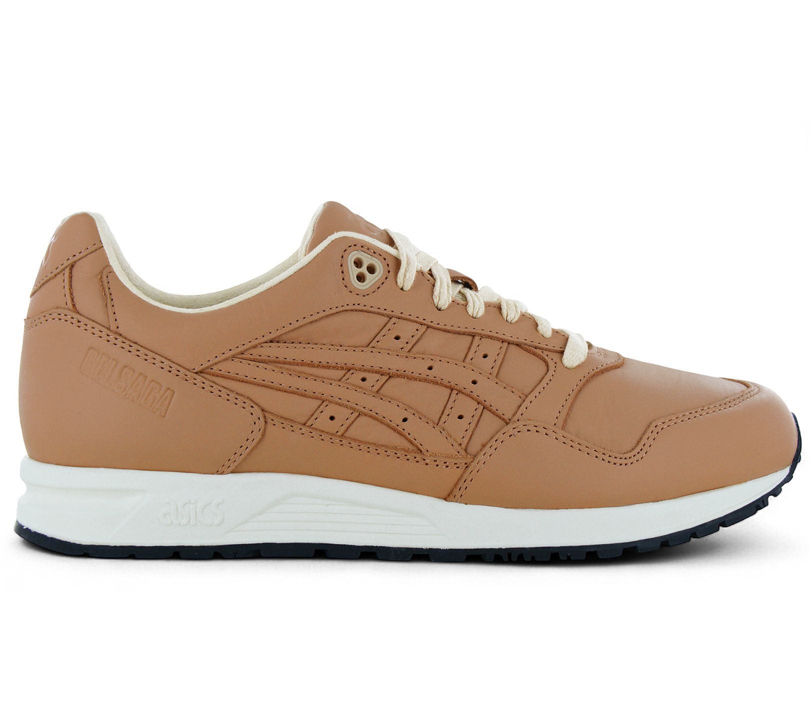 Asics Tiger Gel-Saga - Herren Sneakers Schuhe Leder Braun 1193A089-250