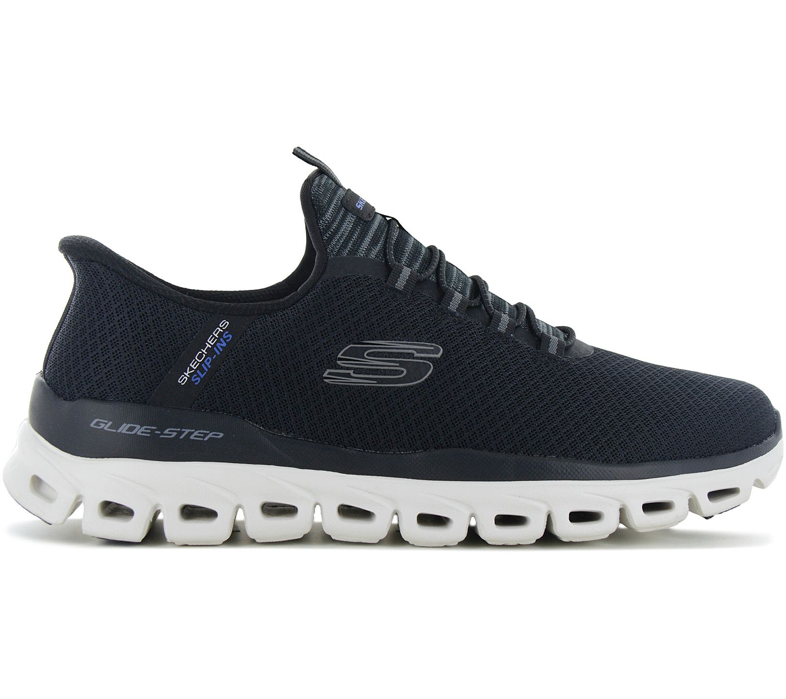 Skechers Slip-ins: Glide-Step - Noxus - Herren Sneakers Schuhe Schwarz 233010-BLK