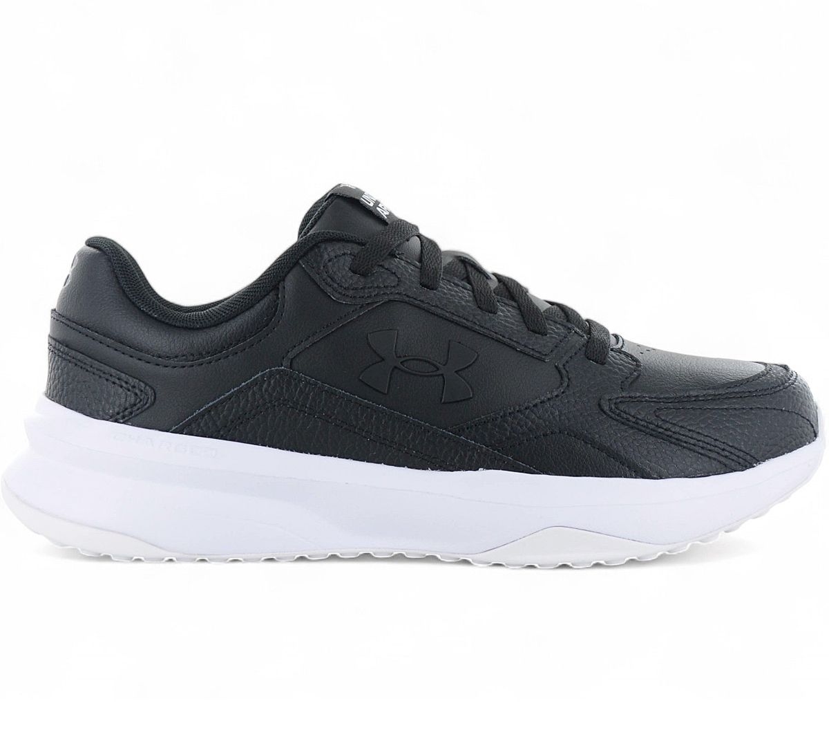 UA Under Armour EDGE Leather - Herren Fitness Sport Schuhe Schwarz 3028375-001