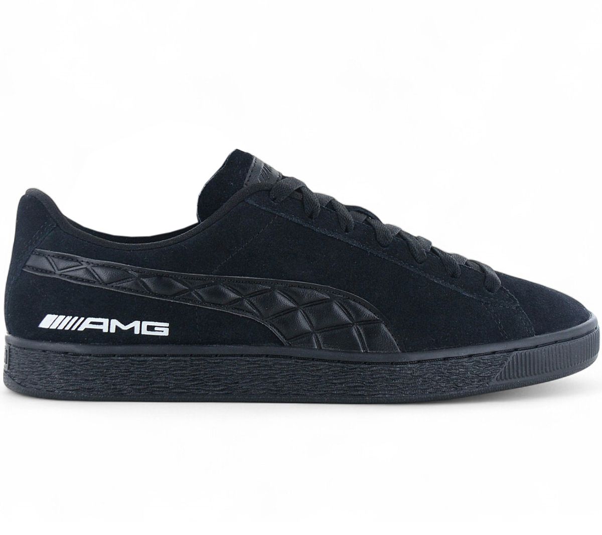Puma Suede X Mercedes Amg - Herren Sneakers Schuhe Schwarz 307920-02