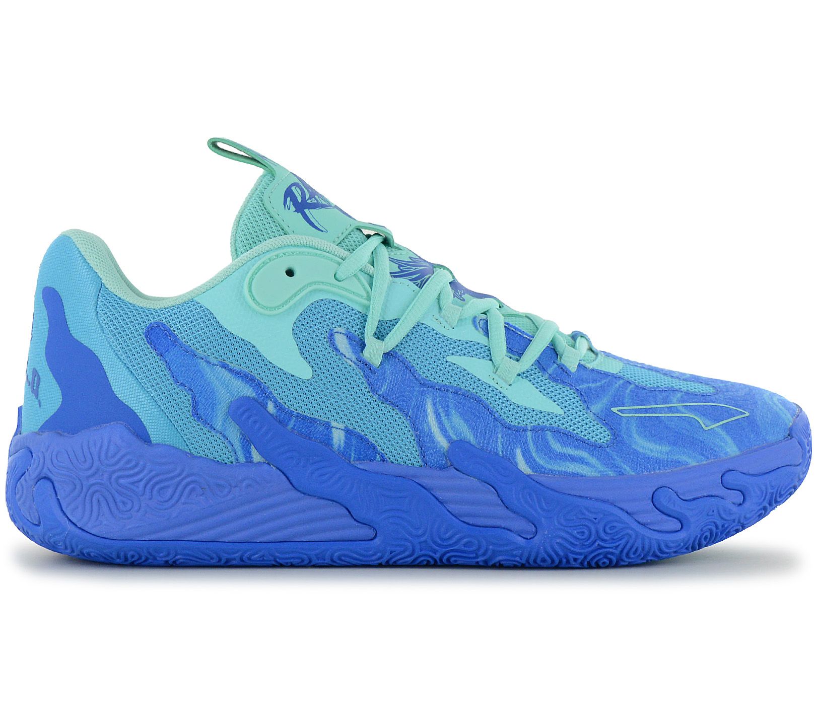 PUMA MB.03 Lo Team - LaMelo Ball - Herren Sneakers Basketball Schuhe Blau 310519-01