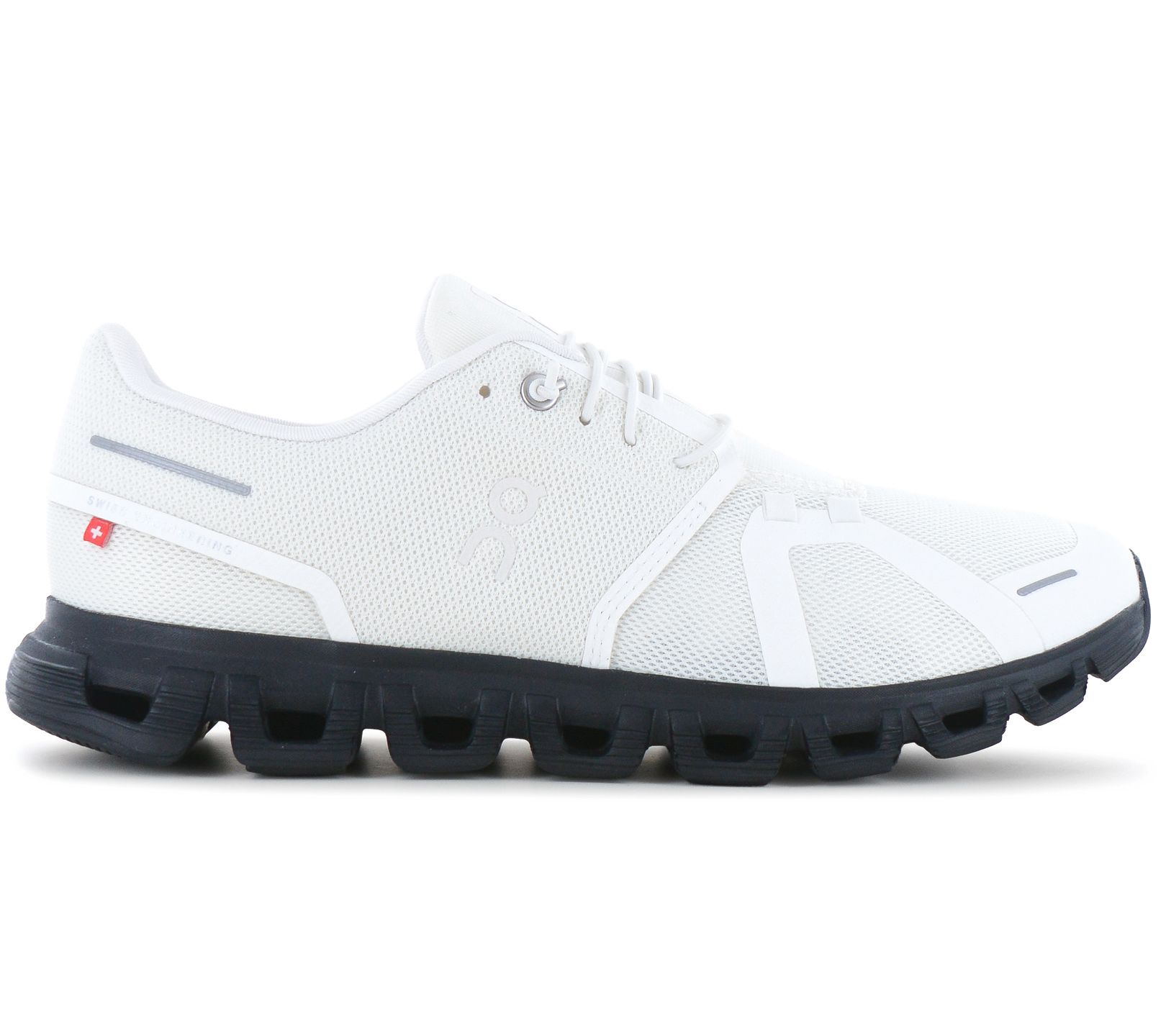 On Running Herren Weiß Cloud 6 - Sneakers Schuhe White-Black 3Mf10070462