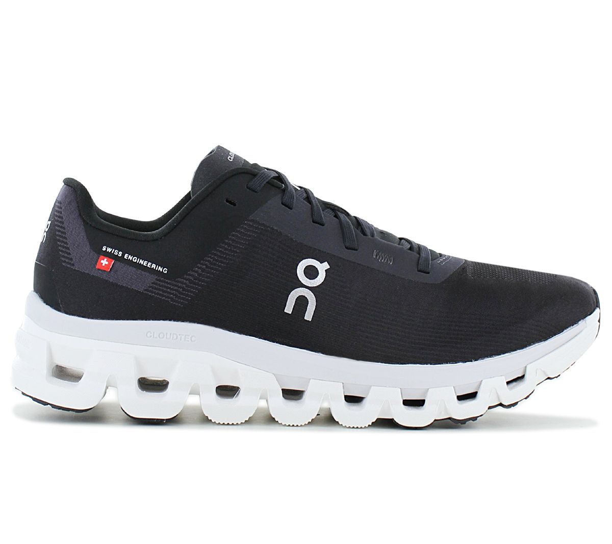 On Running Cloudflow 4 - Damen Sneakers Cloud Laufschuhe Black-White 3WD30110299