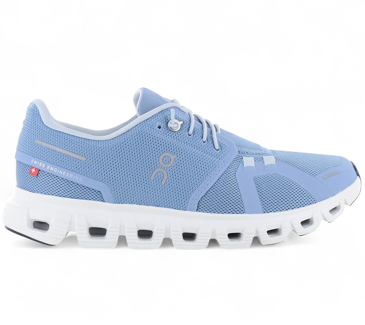 On Running Cloud 6 - Damen Sneakers Schuhe Chambray-White 3WF10061508