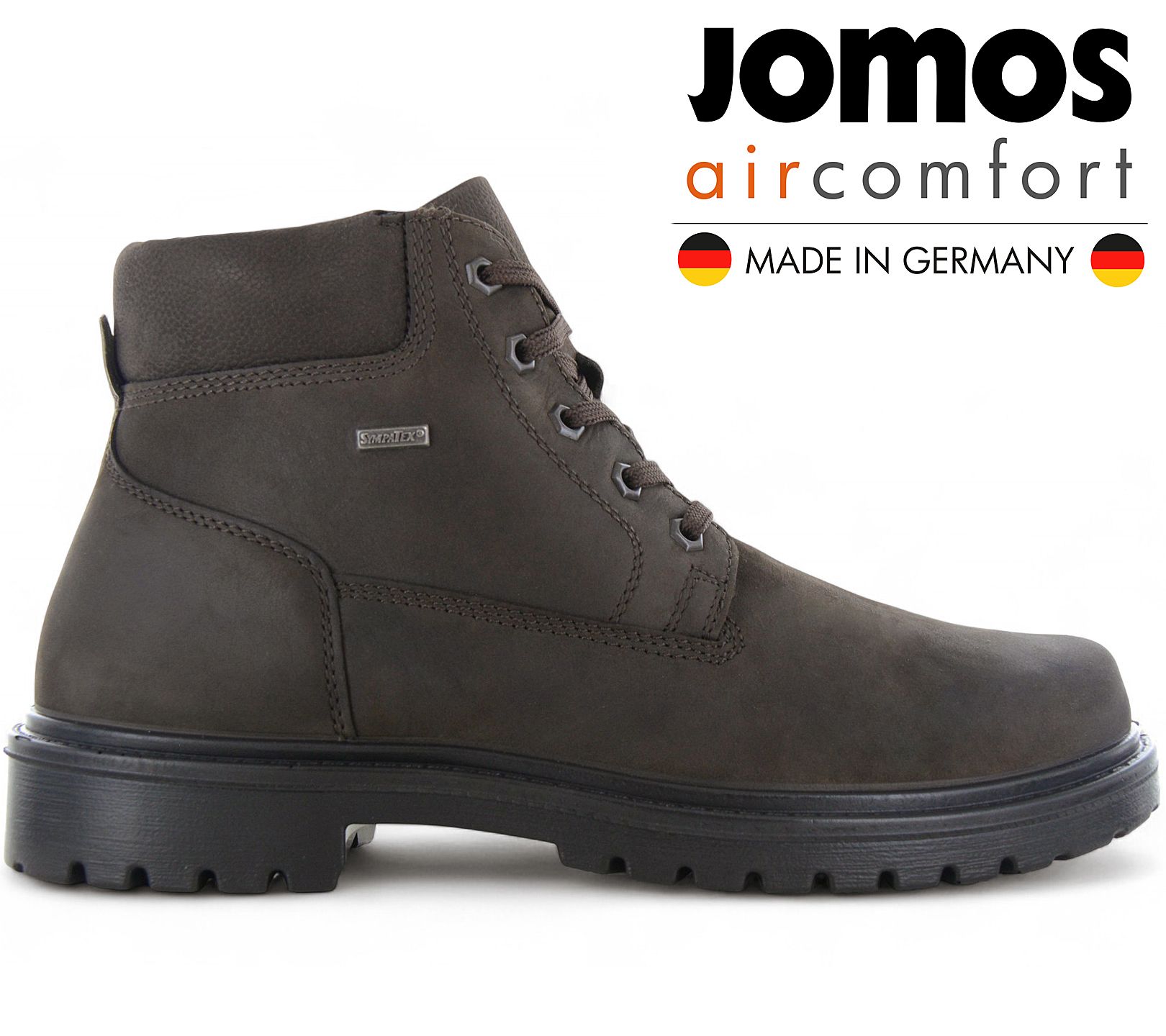 JOMOS Alpina Boots - Herren Stiefel Schuhe - Leder Braun 456807-476-370