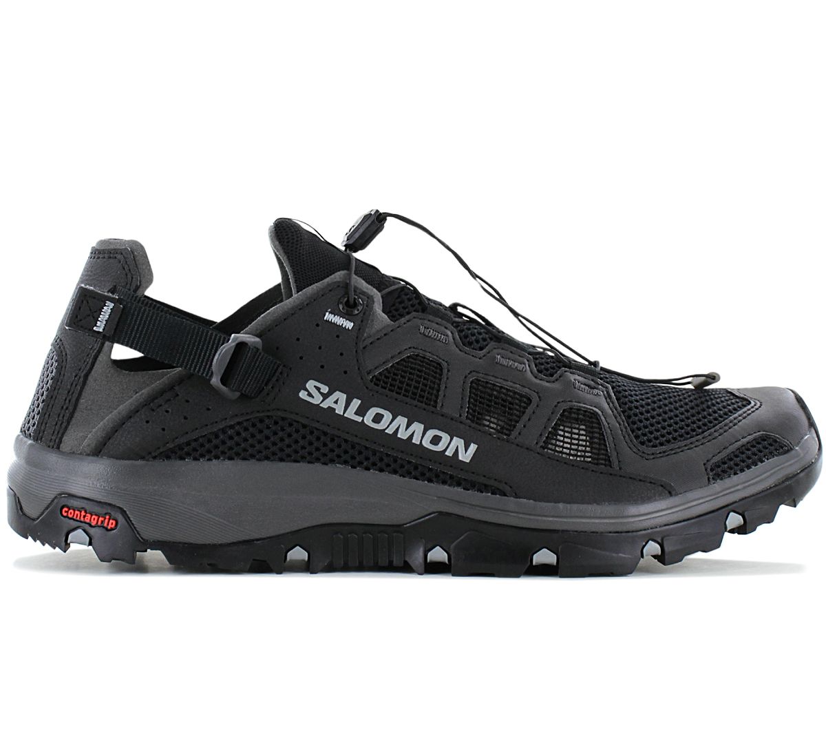 Salomon Techamphibian 5 - Herren Amphibienschuhe Outdoor Schuhe Schwarz 471151