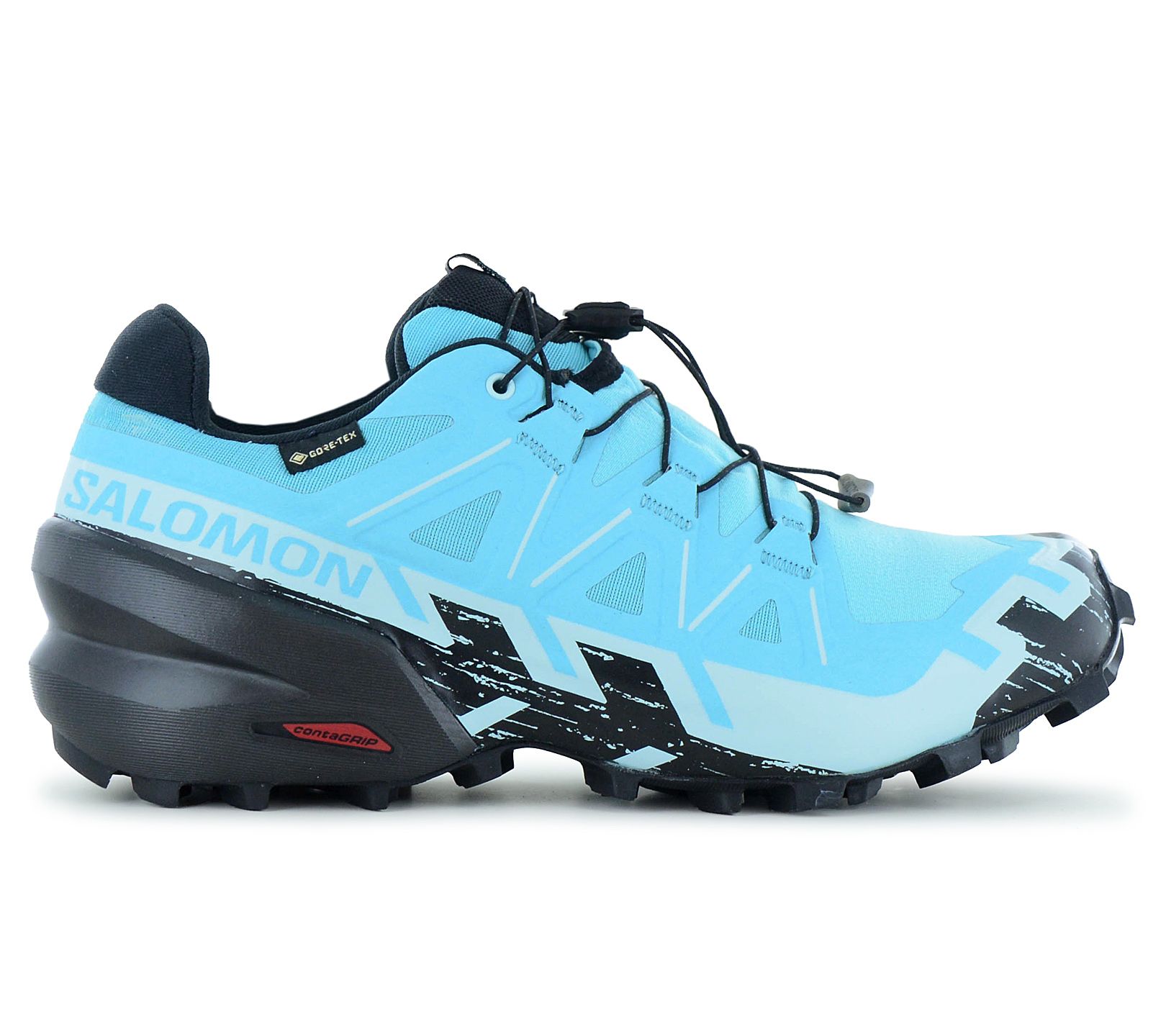 Salomon Speedcross 6 GTX W - GORE-TEX - Damen Trail-Running Schuhe Laufschuhe Blau 477656