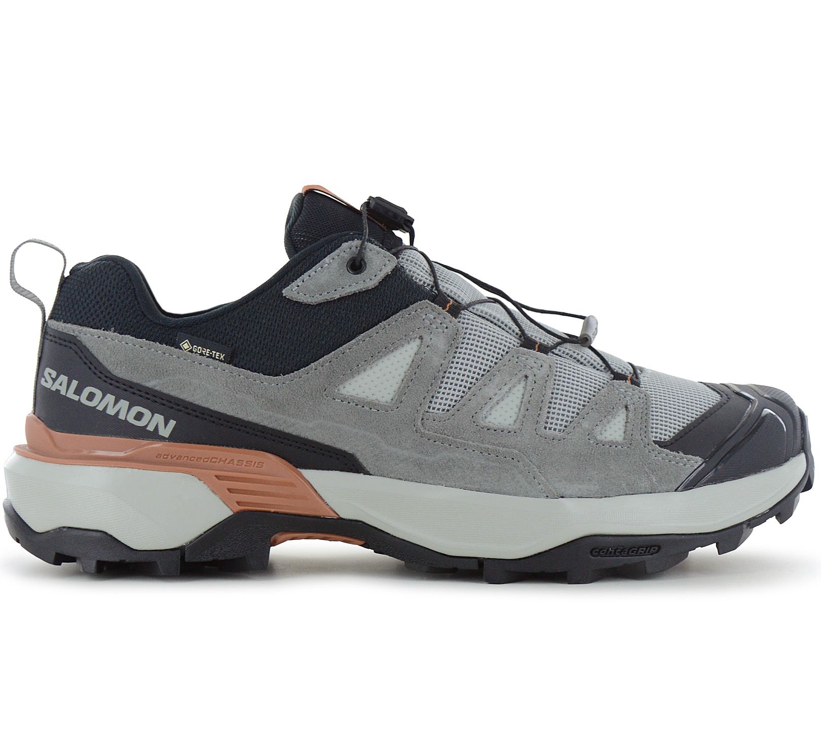 Salomon X ULTRA 360 Leather GTX - GORE-TEX - Herren Wanderschuhe Trekking Schuhe Grau 479794