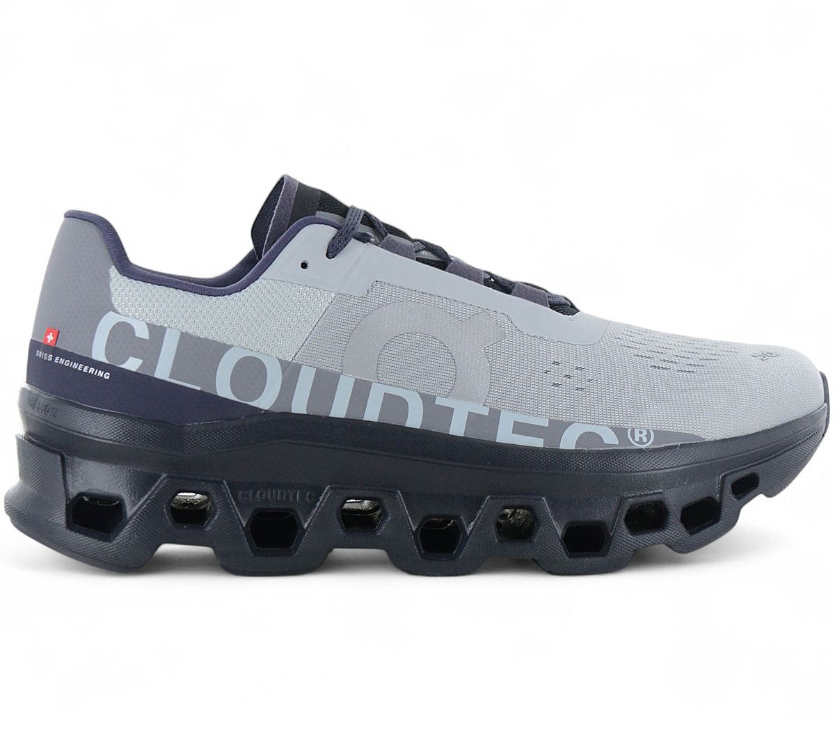 On Running Cloudmonster - Herren Laufschuhe Sportschuhe Glacier-Black 61.97656