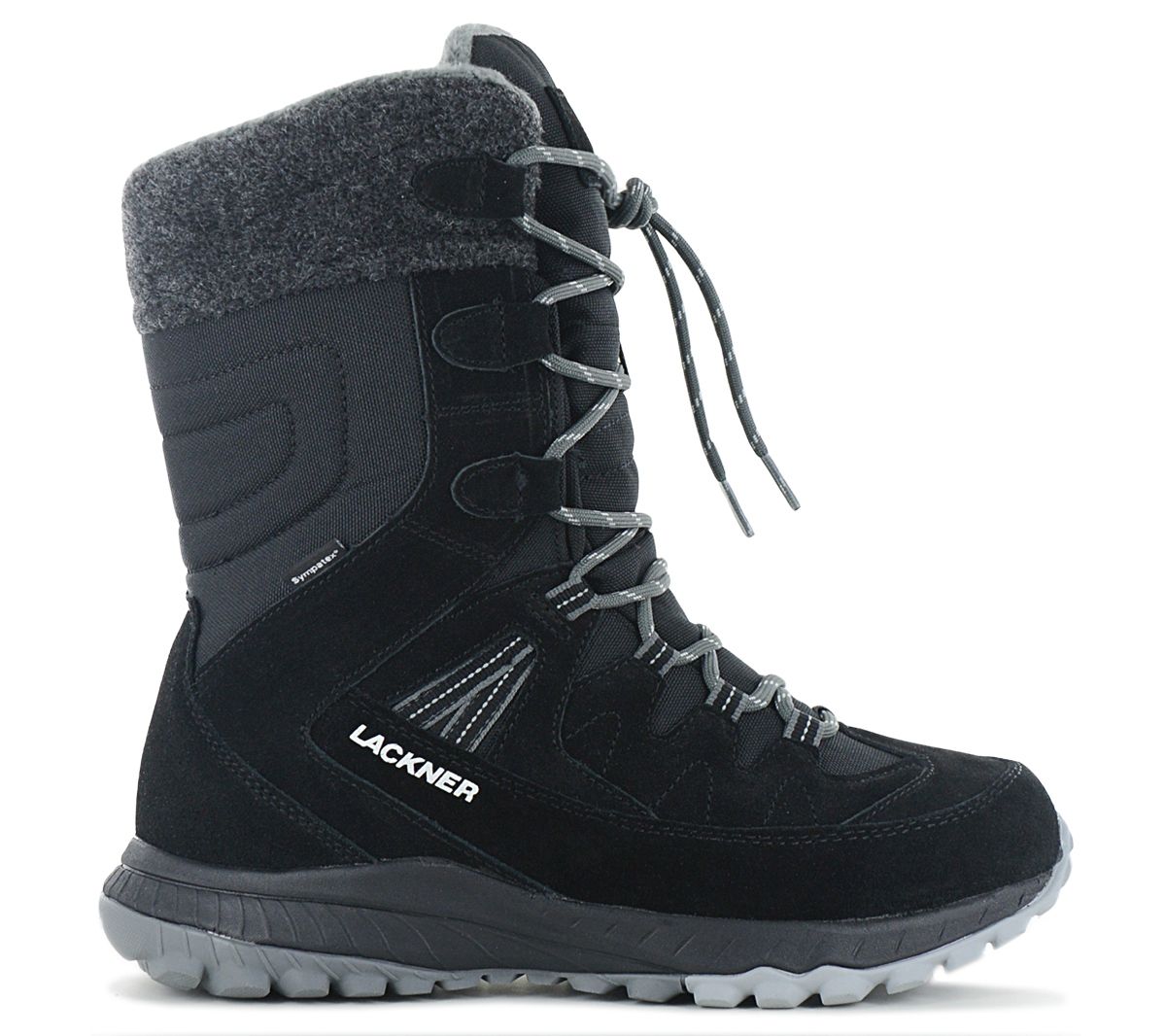Lackner Kitzbühel Snowstar Stx - Damen Winter Stiefel Gefüttert Boots Leder 7313 Schwarz