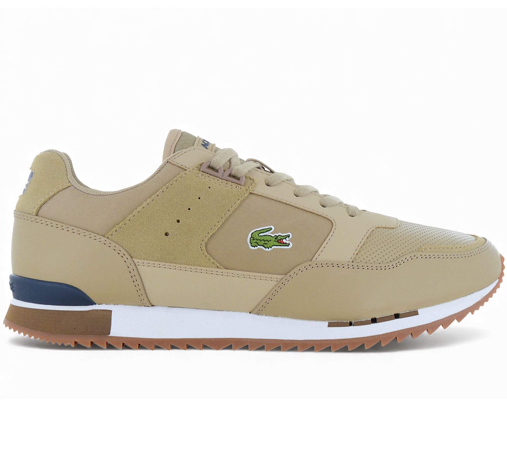 Lacoste Partner Piste 222 - Herren Sneakers Schuhe Braun 744SMA0051524