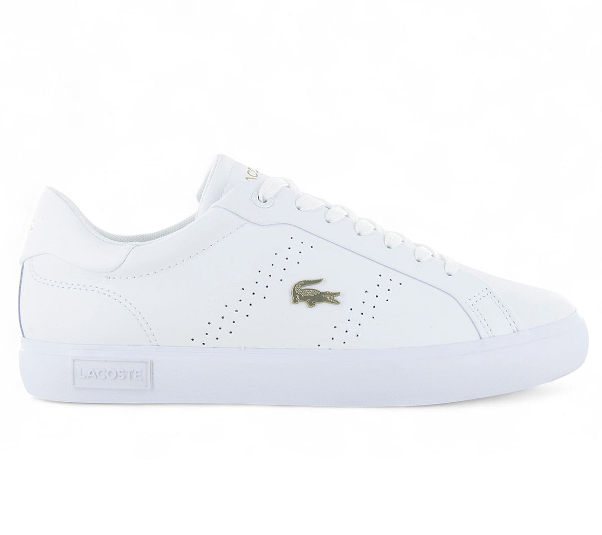 LACOSTE Powercourt 2.0 124 - Damen Sneakers Schuhe Leder Weiß 747SFA0072216