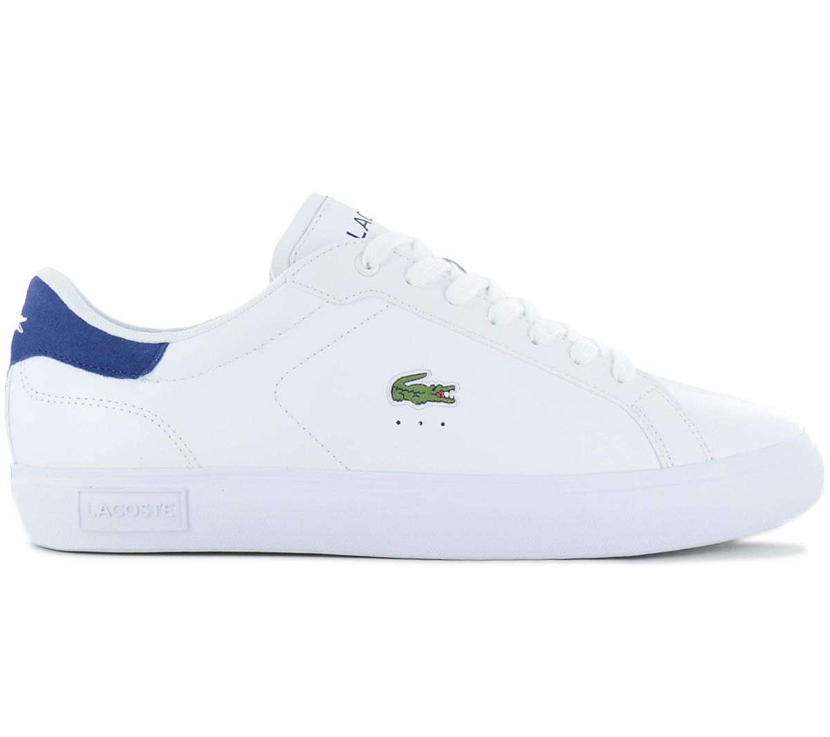 Lacoste Powercourt 224 - Herren Sneakers Schuhe Leder Weiß 748SMA0001042